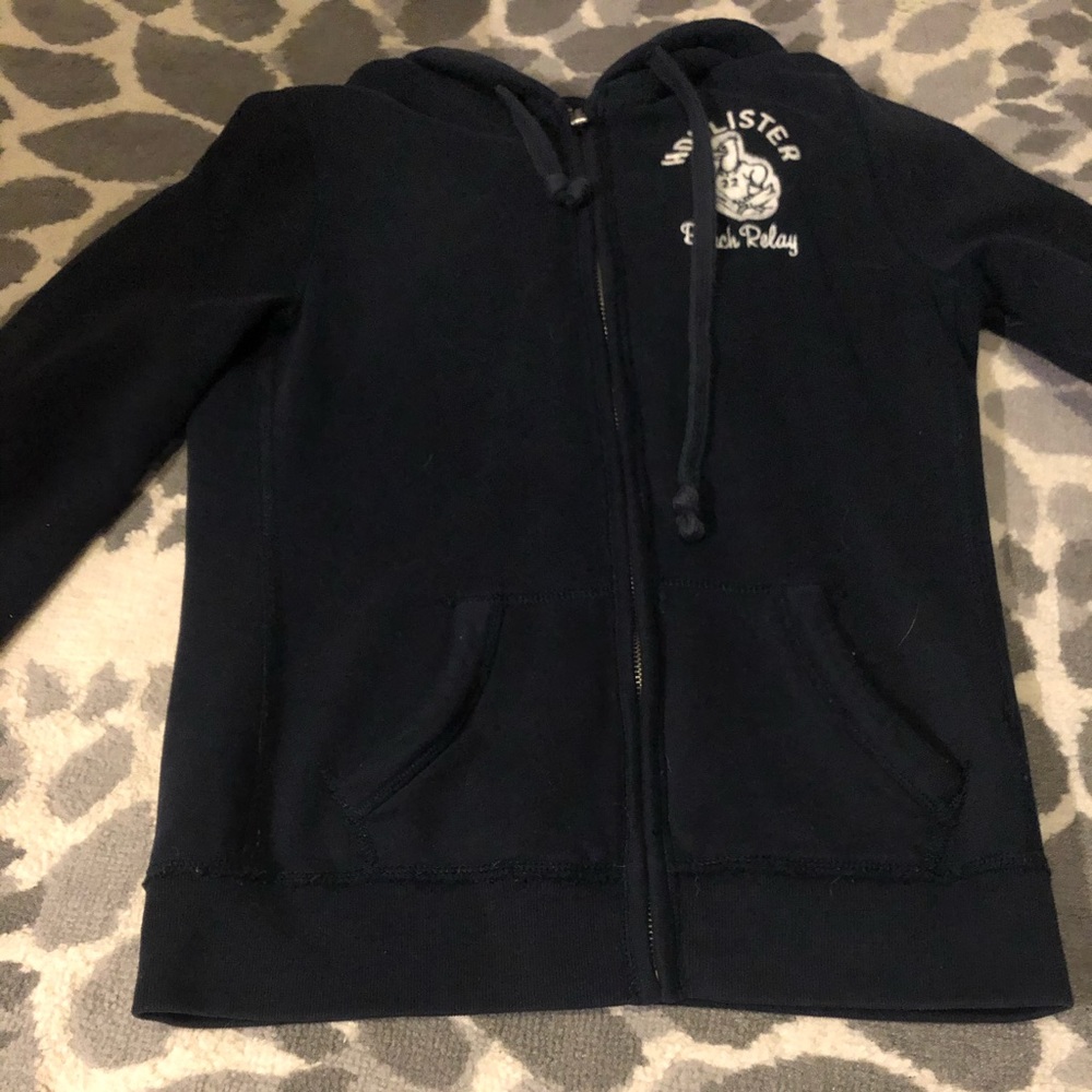 Hollister zip up jacket. Woman Large.